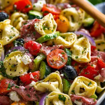 Easy Italian Tortellini Pasta Salad