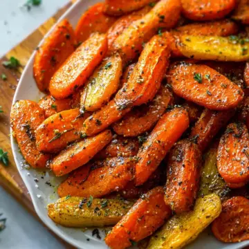 Easy Ranch Roasted Carrots