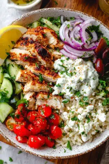 Greek Chicken Bowls
