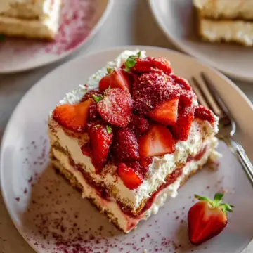 Easy Strawberry Tiramisu