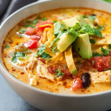 Creamy Chicken Tortilla Soup
