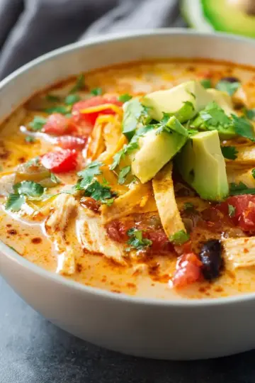 Creamy Chicken Tortilla Soup